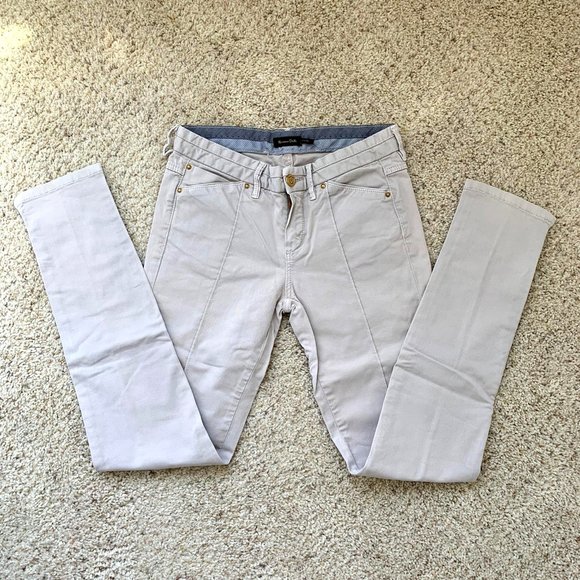 Massimo Dutti Pants - Massimo Dutti Skinny Cream Pants Small